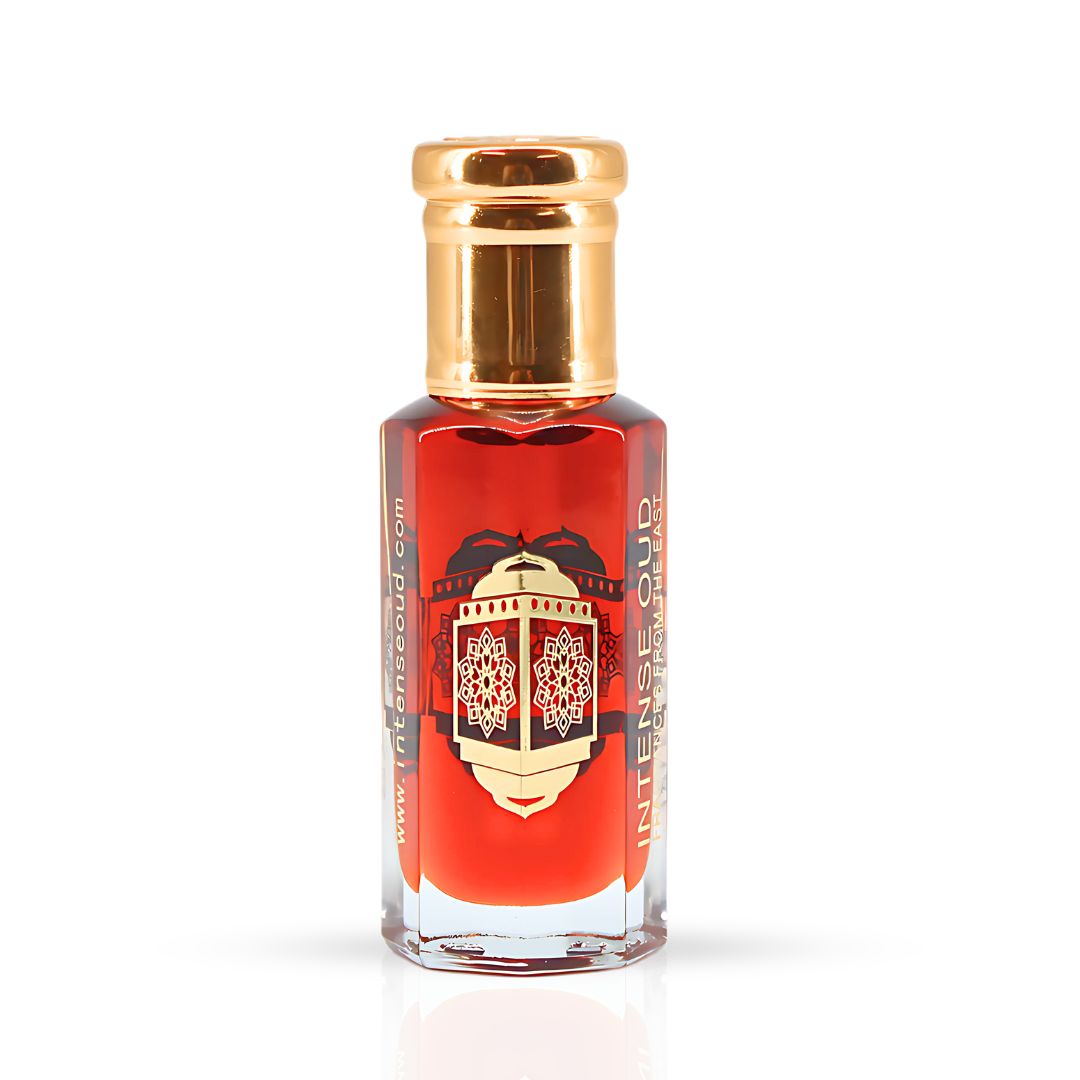 Gold Saffron Perfume Oil 12ML (0.40 OZ) With Black Gift Box By Intense Oud | Exotic Saffron, Rich Amber & Sweet Vanilla.