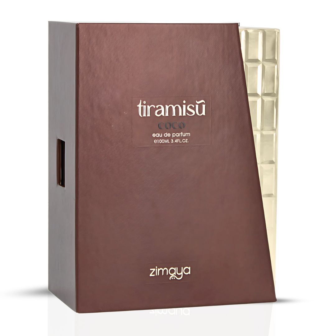 Tiramisu Coco Eau De Parfum Spray 100ML (3.4 OZ) by Zimaya | A Cozy, Dessert-Inspired Fragrance for a Sweet, Indulgent Experience.