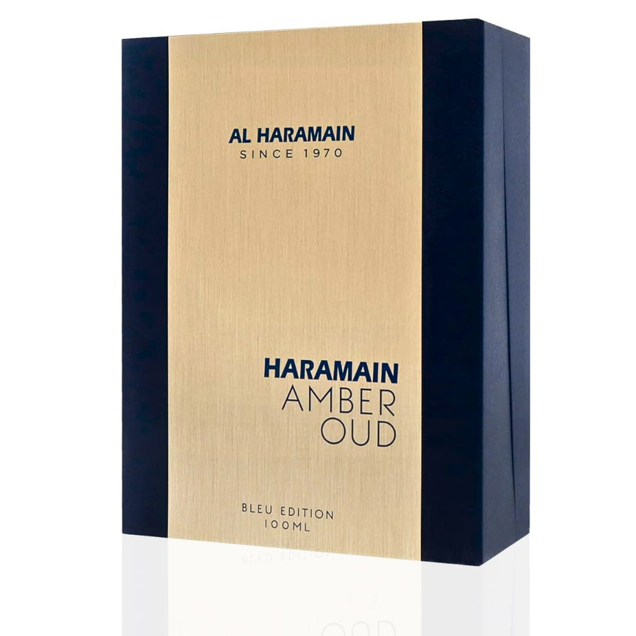 Amber Oud Bleu Edition EDP Spray 100ML (3.33 OZ) By Al Haramain | Long Lasting, Refreshing, Luxurious Blend Of Aromatic Fragrances. - Intense Oud