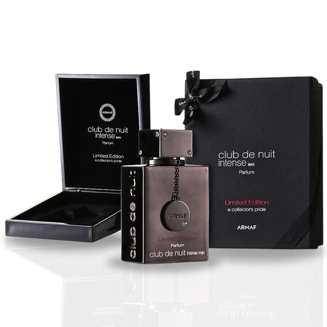 Club De Nuit Intense Man Limited Edition Pure Parfum Gift Box 105ML (3.6 OZ) By Armaf | Long Lasting, Luxurious, Woody, Spicy Masculine Scent. - Intense Oud