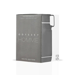 Odyssey Homme White Edition EDP Spray 60ML (2.02 OZ) by Armaf | A Fresh, Zesty Fragrance With Sophisticated Woody Undertones.