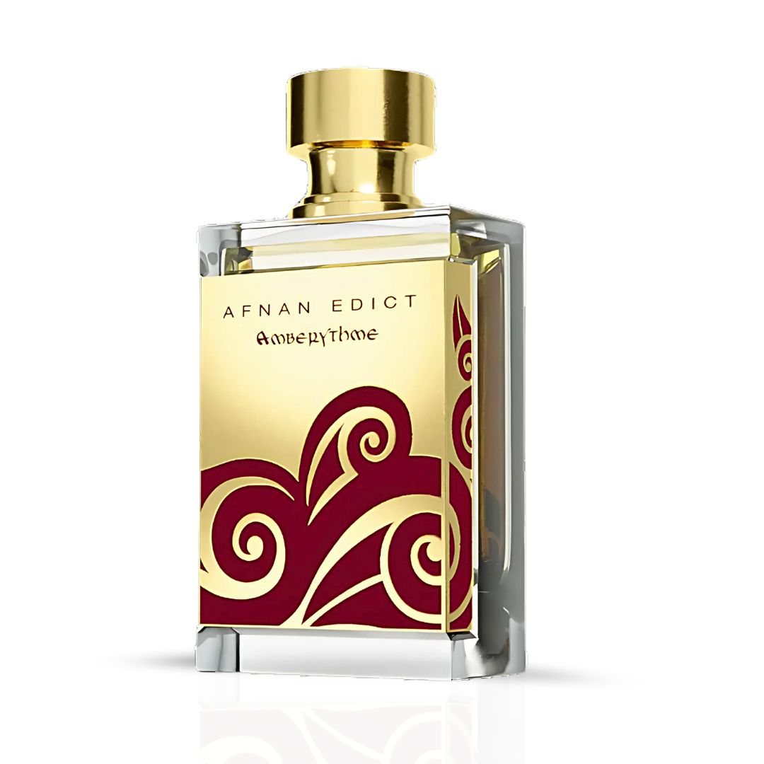 Edict Amberythme Eau De Parfum Spray 80ML (2.7 OZ) By Afnan | A Luxurious Blend Of Amber, Saffron & Sandalwood, Offering A Warm, Spicy & Floral Richness.