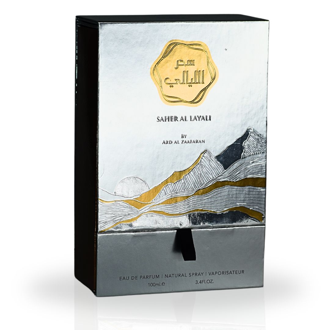 Saher Al Layali EDP Spray 100ML (3.4 OZ) By Ard Al Zaafaran | A Long Lasting Impression Of Elegance And Refinement. - Intense Oud