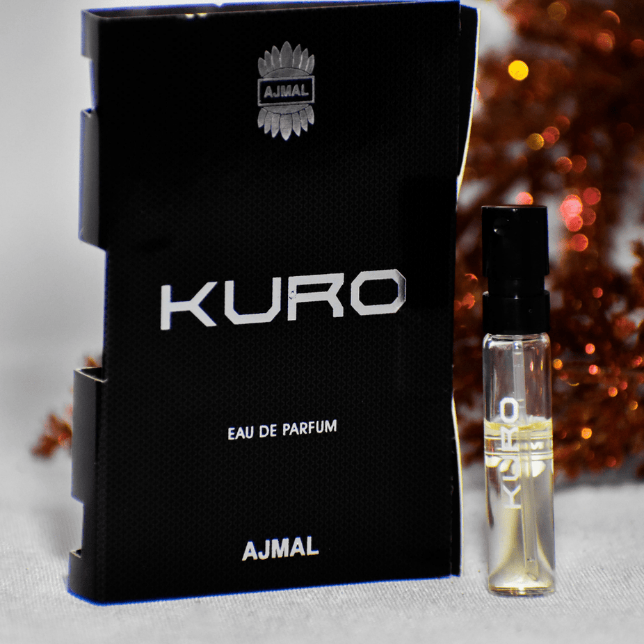 1 Kuro EDP Sample for Men - 1ML (0.05 oz) by Ajmal - Intense oud