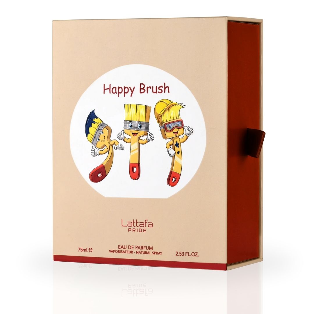 Happy Brush For Kids Eau De Parfum Spray 75ML (2.5 OZ) By Lattafa Pride | Fresh, Fruity, Gourmand Fragrance.