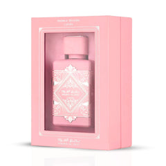 Bad'ee Al Oud Noble Blush Eau De Parfum Spray 100ML (3.4 OZ) By Lattafa | A Sweet, Creamy Floral Fragrance With Woody Notes.