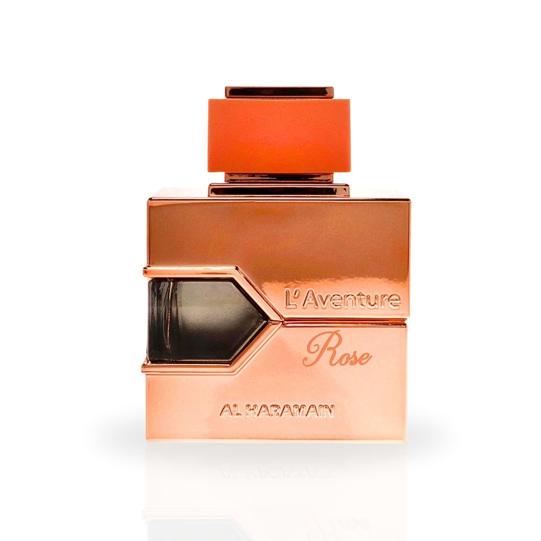 L'Aventure Rose EDP Spray 100ML (3.4 OZ) by Al Haramain | A Long Lasting & Exquisitely Romantic Blend of Freshness & Warmth.