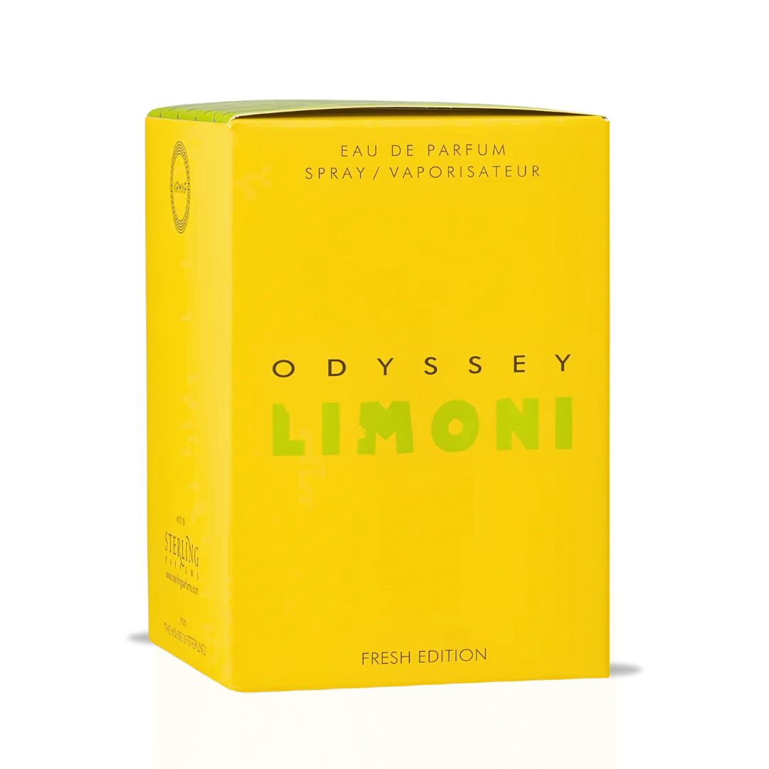 Odyssey Limoni Eau De Parfum Spray 100ML (3.4 OZ) By Armaf | Long Lasting, Fresh, Zesty, Signature Parfums.