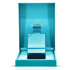 Amber Oud Aqua Dubai Extrait De Parfum Spray 75ML (2.5 OZ) By Al Haramain | A Fusion Of Bergamot, Fruits & Amber Grounded By Musk, Leaving A Exotic Trail.