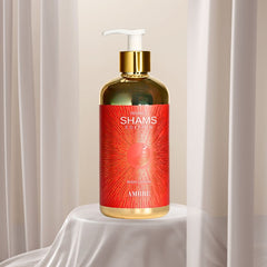 Hamidi Shams Edition Ambre Body Lotion 500ml (16.9 OZ) By Hamidi | Ultra Moisturizing, Skin-Nourishing, Replenishes Dry Skin, Sweet Fragrance.