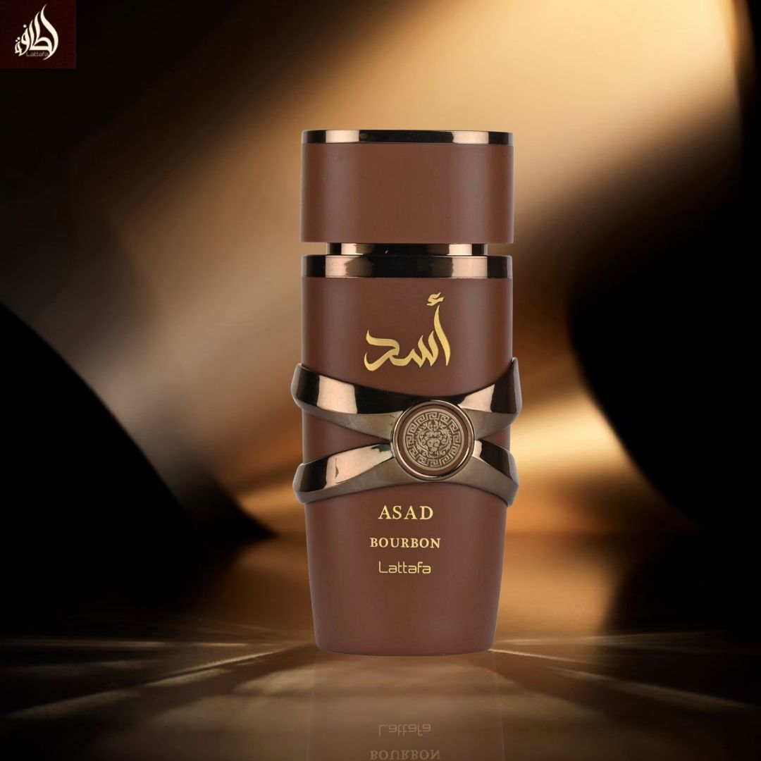 Asad Bourbon Eau De Parfum Spray 100ML (3.4 OZ) By Lattafa | A Rich & Inviting Scent That Blends Spicy, Sweet & Warm Notes For A Sensual Finish. (PACK OF 3)