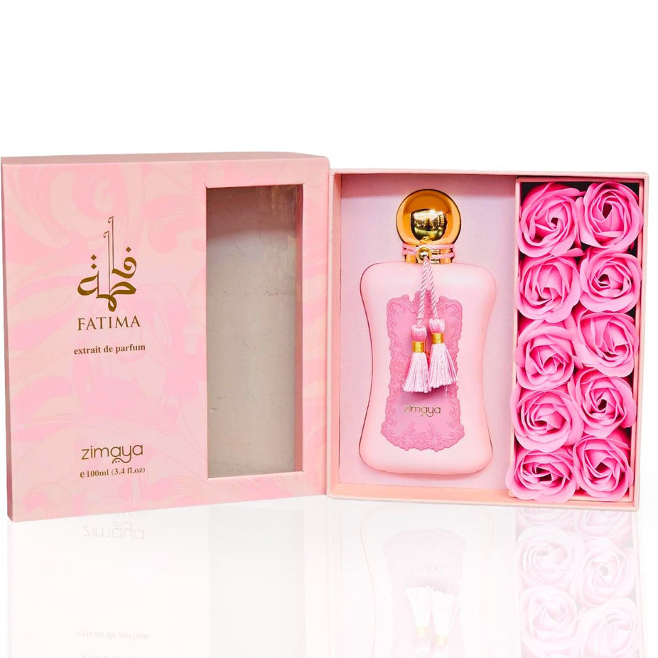 Fatima Pink Extrait De Parfum Spray 100ML (3.4 OZ) By ZIMAYA | Experience The Enchanting Blend Of Vibrant Citrus & Elegant Florals. - Intense Oud