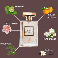 Como Moiselle Eau De Parfum Spray 100ML (3.4 OZ) By Maison Alhambra | A Luxurious Blend Of Bright Citrus, Elegant Florals & A Rich, Sensual Woody Base.