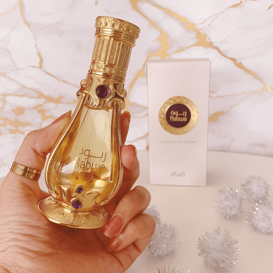 Rabwa Perfume Oil - 19 ML (0.60 oz) by Rasasi - Intense oud