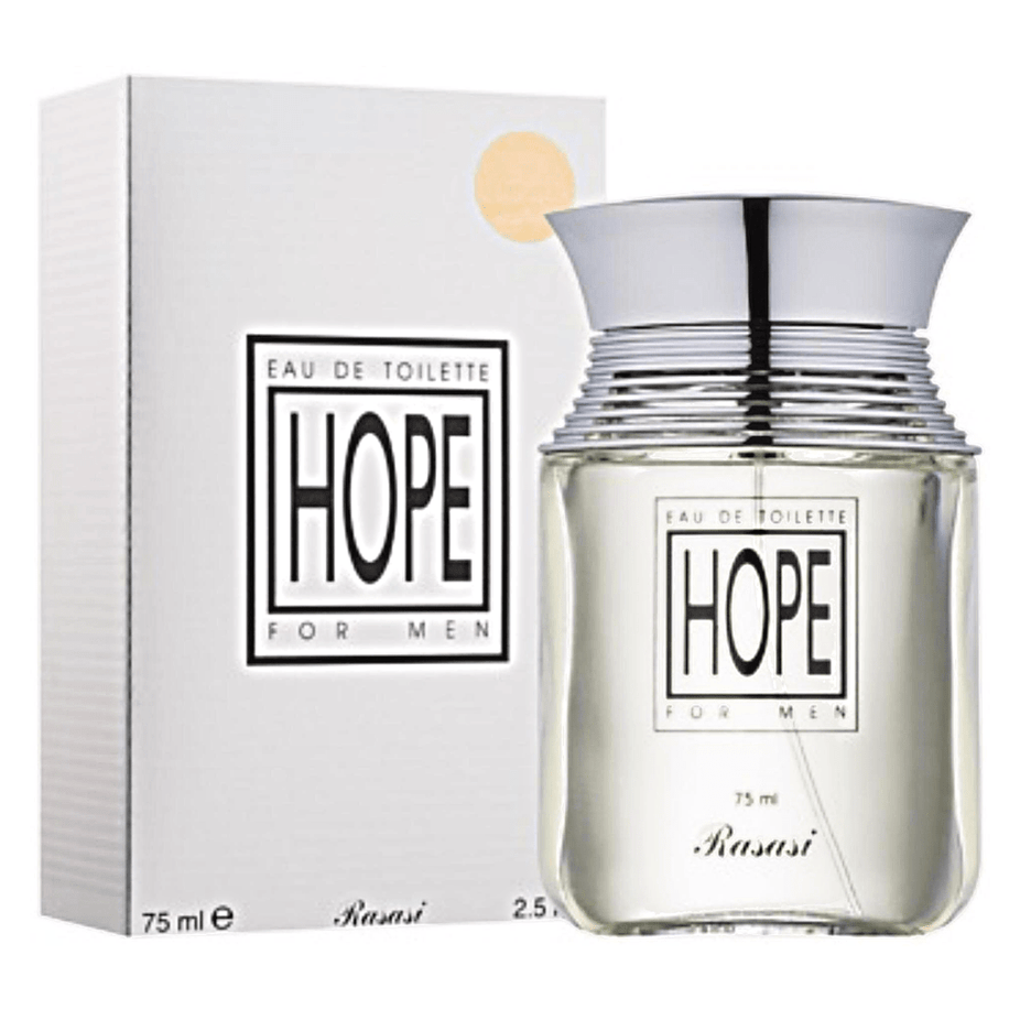 Hope EDP (Couple Set) Men & Women - 75 & 50 ML (3.4 oz) by Rasasi - Intense oud