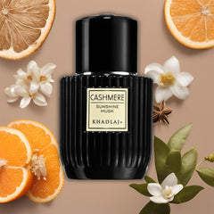 Cashmere Sunshine Musk EDP Spray 100ML (3.4 OZ) By Khadlaj | Experience The Refreshing Aroma Of This Exquisite Fragrance. - Intense Oud