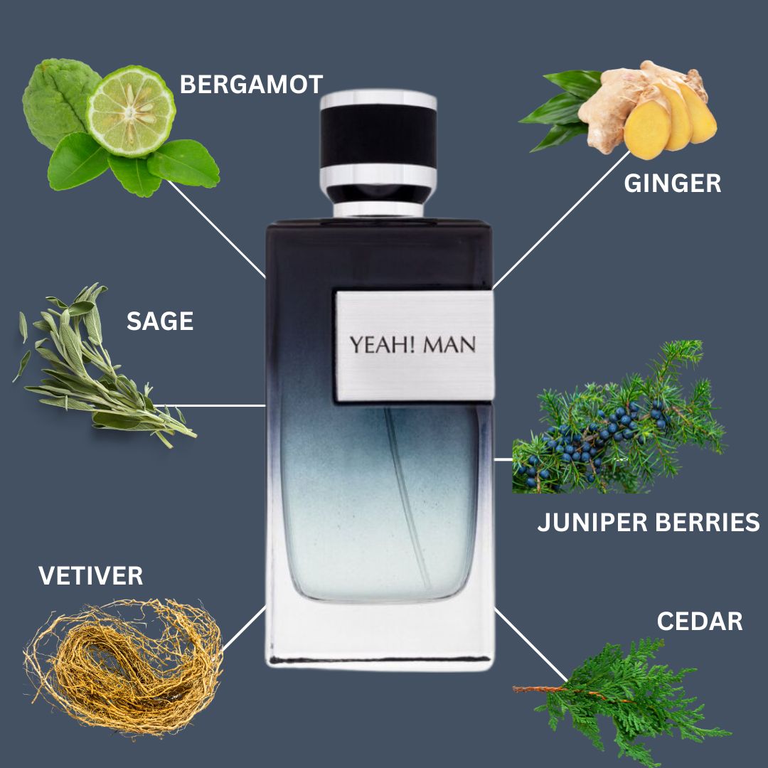 Yeah! Man Eau De Parfum Spray 100ML (3.4 OZ) By Maison Alhambra | A Vibrant Blend Of Fresh Fruits, Aromatic Herbs & Woody Base.