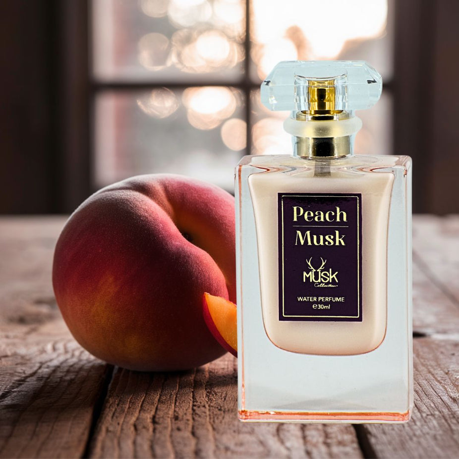 PEACH MUSK WATER PERFUME 30ML (1.01 OZ) By Hamidi | Indulge In Exquisite Blend Of Enchanting Aroma. - Intense Oud