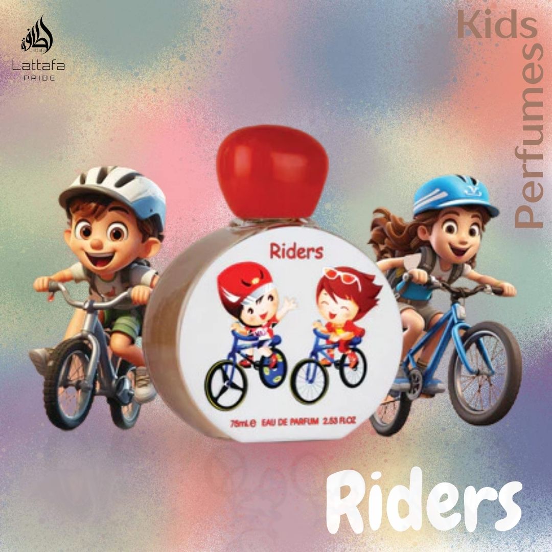 Riders For Kids Eau De Parfum Spray 75ML (2.5 OZ) By Lattafa Pride | Fresh, Soft Floral, Citrusy Fragrance.