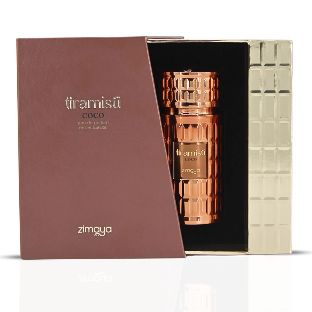 Tiramisu Coco Eau De Parfum Spray 100ML (3.4 OZ) by Zimaya | A Cozy, Dessert-Inspired Fragrance for a Sweet, Indulgent Experience.