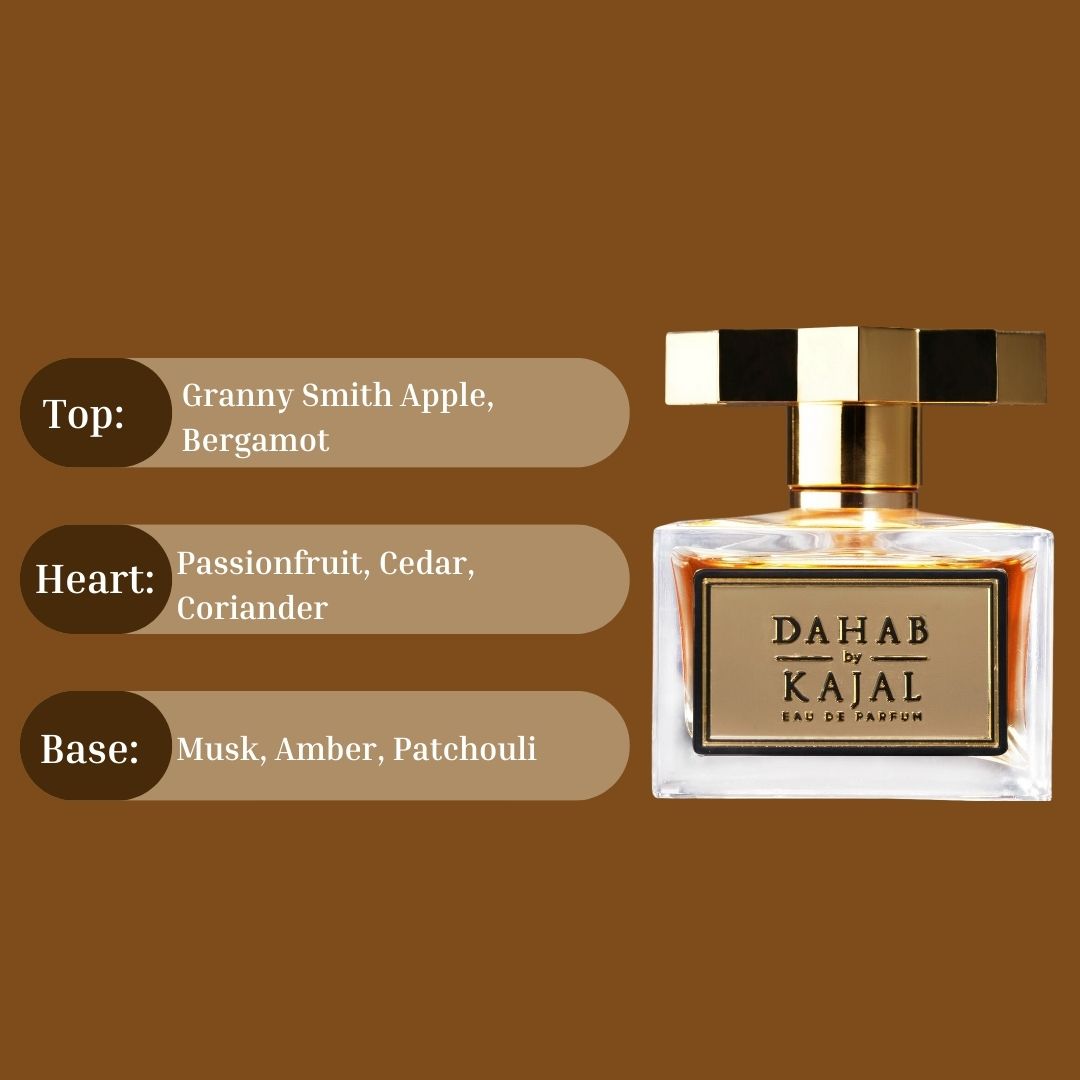 Dahab Eau De Parfum Spray 100ML (3.4 OZ) By Kajal | A Fresh, Fruity Scent With A Warm Finish For A Sophisticated Appeal.