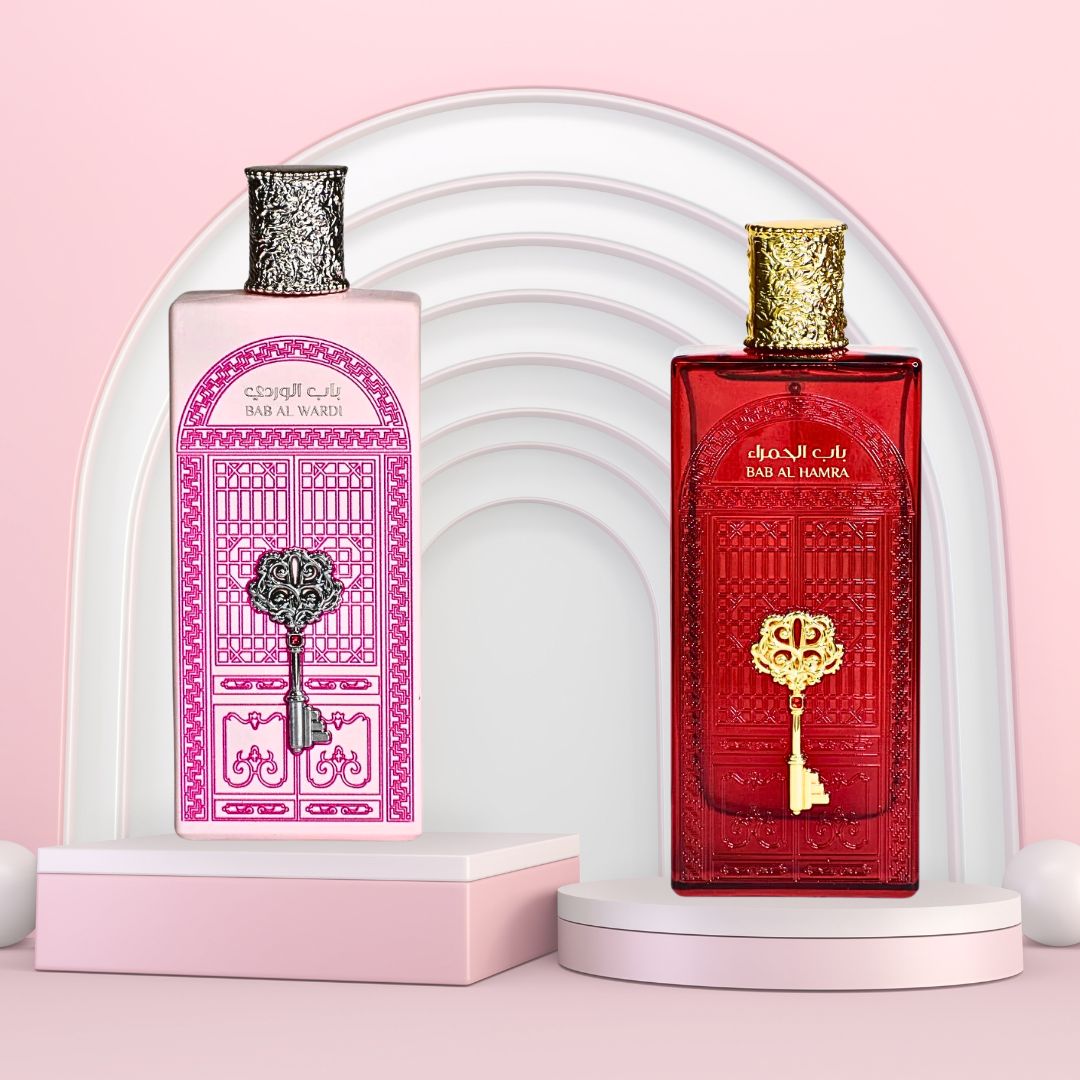 Bab Al Wardi & Bab Al Hamra - EDP Sprays 100ML (3.4 OZ) By Ard Al Zaafaran | Experience The Warmth Of These Vibrant & Elegantly Timeless Scents. (ENCHANTED BUNDLE)