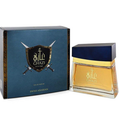 Ghazi Oud EDP for Men - 100 ML (3.4 oz) by Swiss Arabian - Intense oud