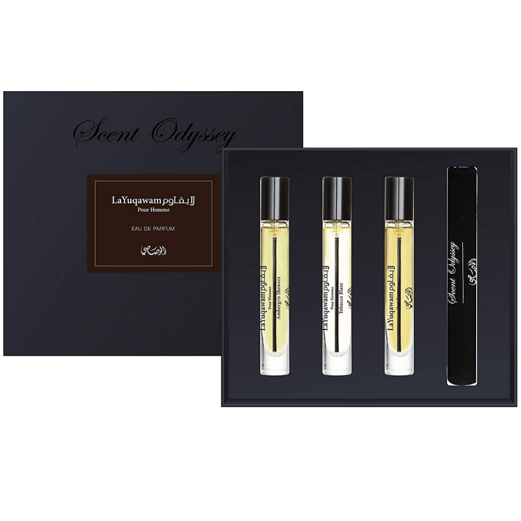 Scent Odyssey La Yuqawam pour Homme - 7.5ML in Set of 3 by Rasasi ...
