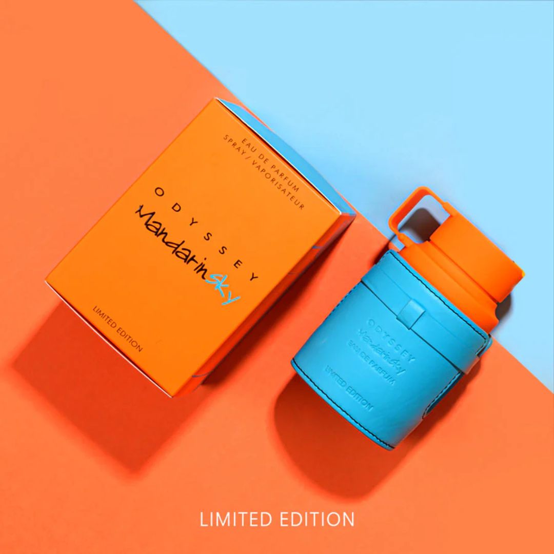 Odyssey Mandarin Sky Limited Edition EDP Spray 60ML (2.02 OZ) By Armaf | Long Lasting, Luxurious, Refreshing Aroma.