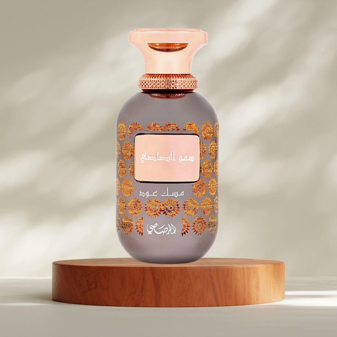 Somow Al Rasasi - Musk Oud EDP Spray 100ML (3.4 OZ) by Rasasi | Long Lasting, Floral, Oudy, Musky, Luxurious Unisex Scent.