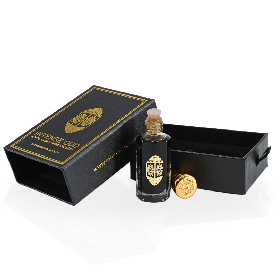 Aphrodisiac Perfume Oil 12ML (0.40 OZ) With Black Gift Box By Intense Oud | Long Lasting, Exotic, Floral, Sweet Scent.