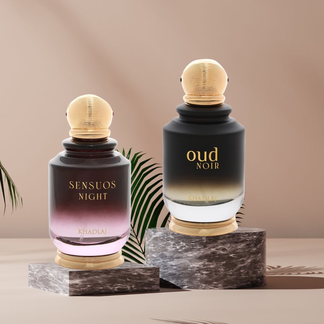 Sensuos Night & Oud Noir |ELEGANT SET| EDP-100Ml (3.4Oz) By Khadlaj