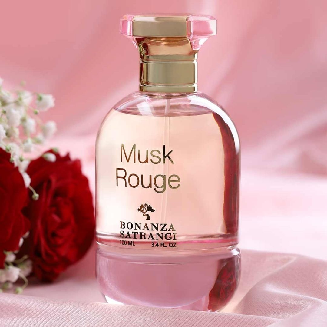 Musk Rouge EDP Spray 100ML (3.4 OZ) by Bonanza Satrangi | Long Lasting, Bold, Dynamic, Unforgettable, Luxurious Fragrances.