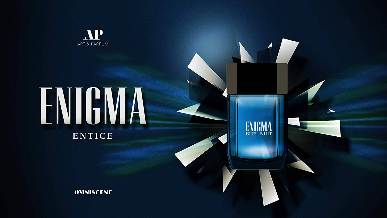 Enigma Bleu Nuit EDP for Men - 100 ML (3.4 oz) by Art & Parfum - Intense oud