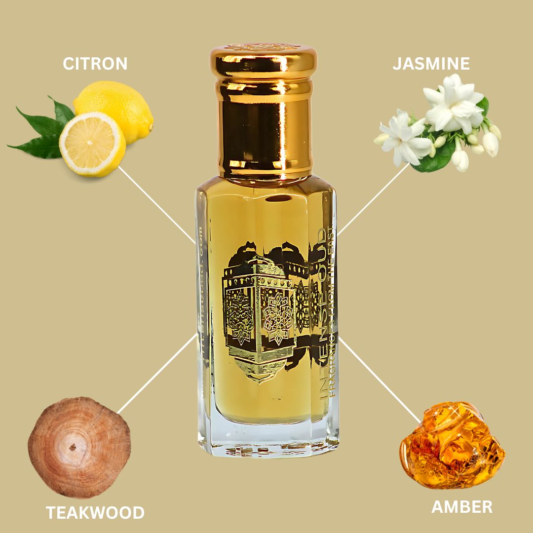 Chances Perfume Oil 12ML (0.40 OZ) With Black Gift Box By Intense Oud | Crisp Citron & Jasmine With a Woody Base.