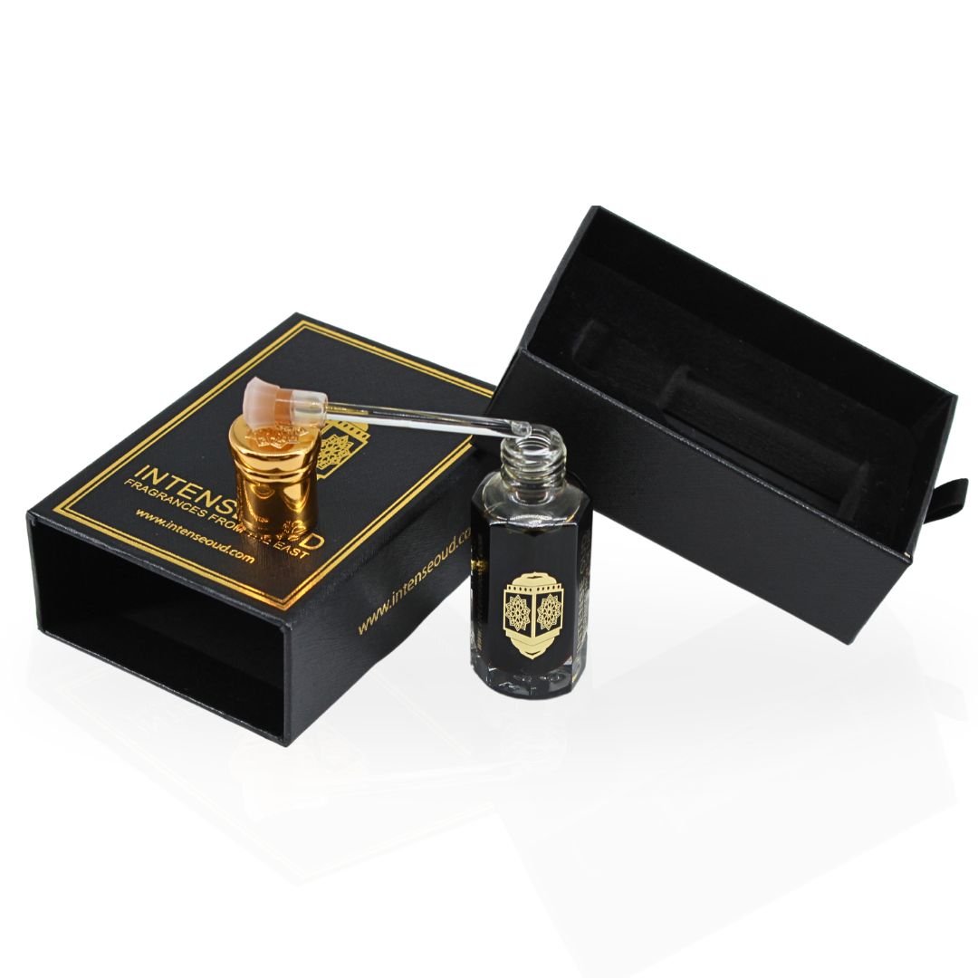 Aphrodisiac Perfume Oil 12ML (0.40 OZ) With Black Gift Box By Intense Oud | Long Lasting, Exotic, Floral, Sweet Scent.