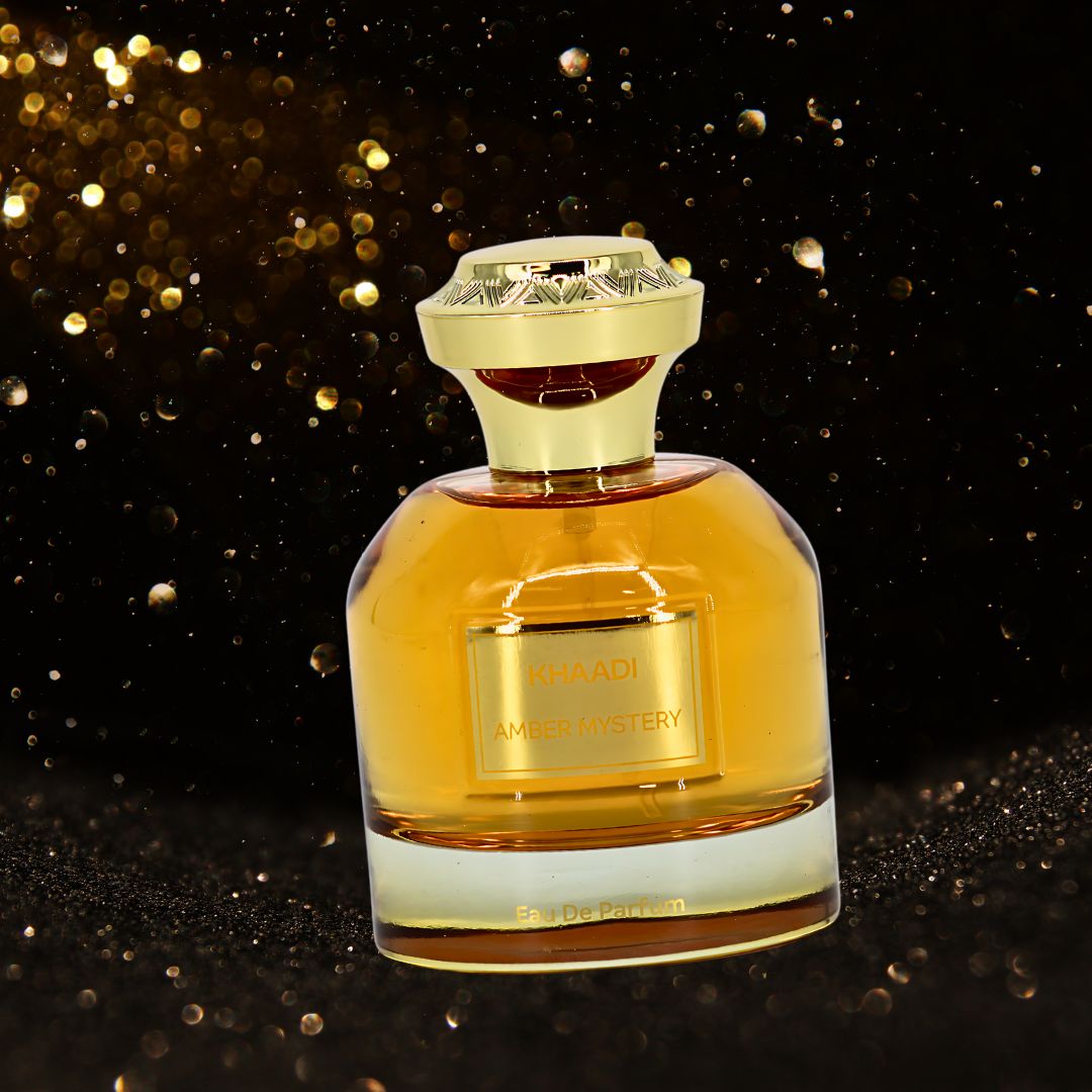 Amber Mystery EDP Spray 100ML (3.4 OZ) By Khaadi (VELVET POUCH)