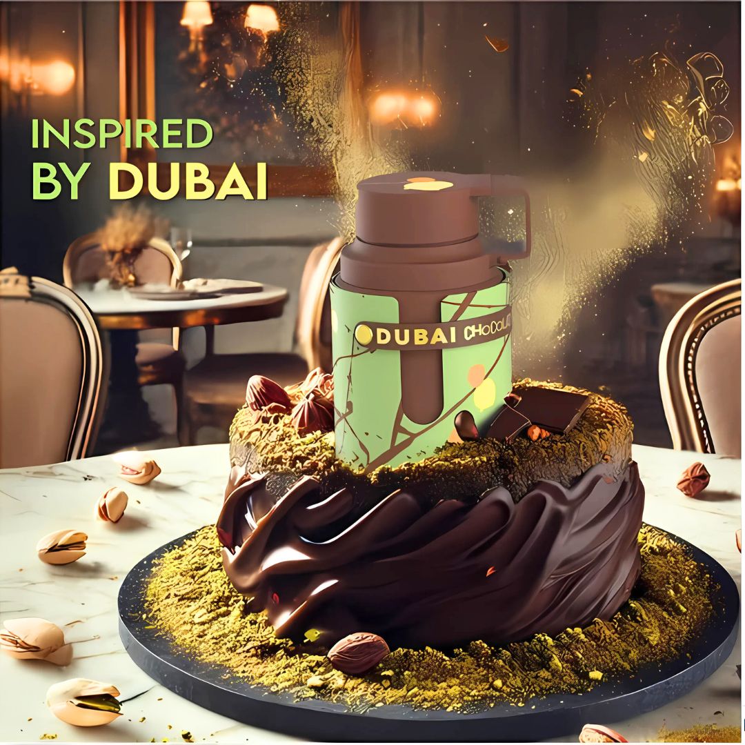 Odyssey Dubai Chocolat Gourmand Edition Eau De Parfum Spray 100ML (3.4 OZ) by Armaf | A Sweet, Nutty Blend of Coffee, Pistachio & Caramel with Rich Chocolate & Vanilla.