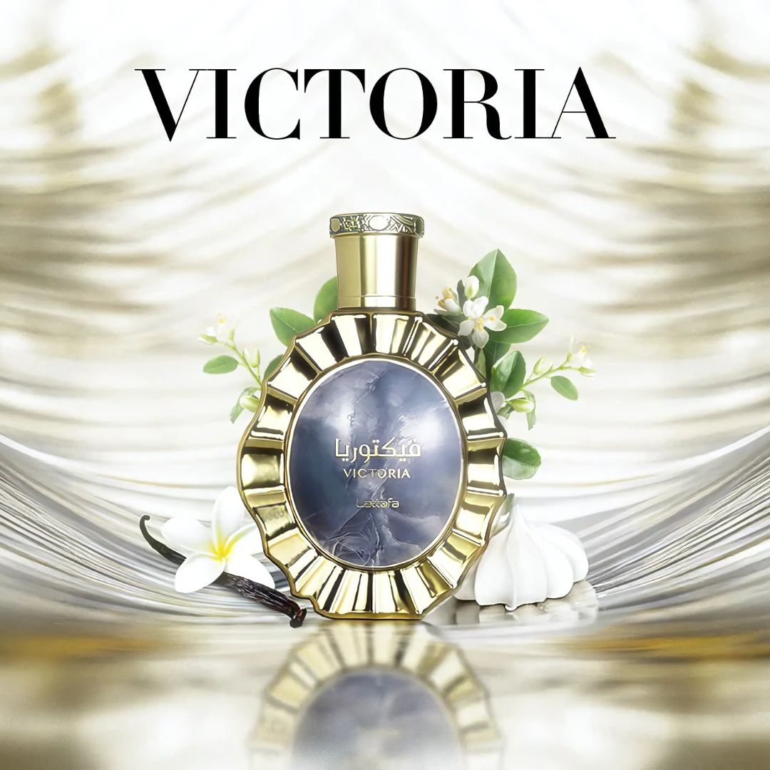 Victoria Eau de Parfum Spray 100ML (3.4 OZ) By Lattafa | A Playful Fusion Of Zesty Lemon, Soft Neroli & Vanilla For A Sweet Aroma.