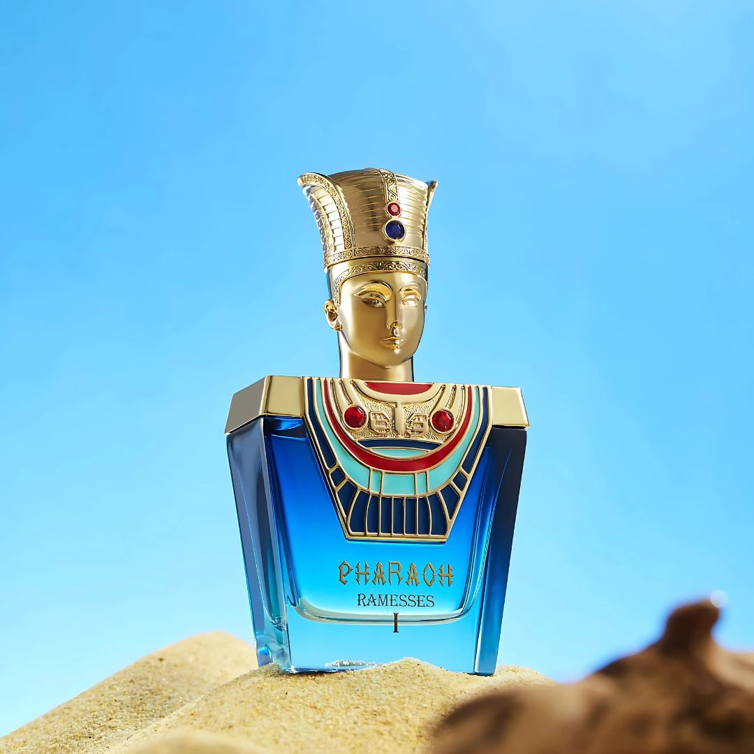 Pharaoh Ramesses I Eau De Parfum Spray 100ML (3.4 OZ) By BHARARA | A Bold & Daring Blend Of Rum, Fiery Spices, & Rich Woods With A Touch Of Sweet Caramel & Vanilla.