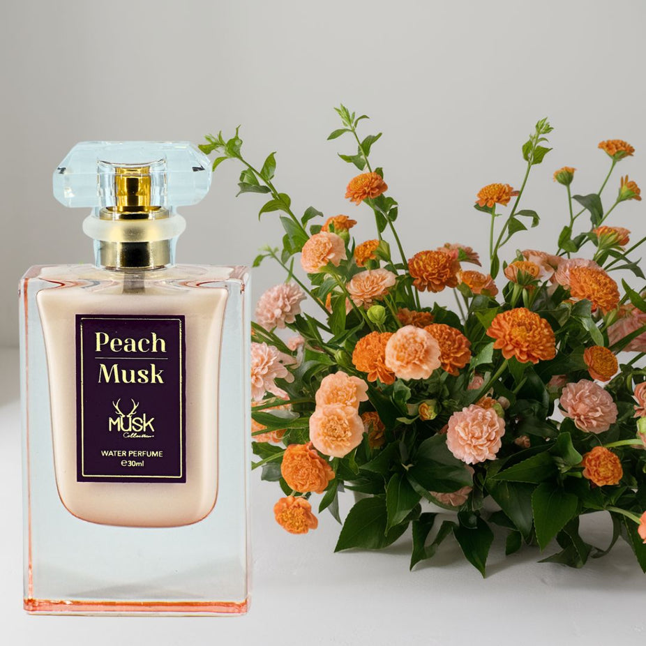 PEACH MUSK WATER PERFUME 30ML (1.01 OZ) By Hamidi | Indulge In Exquisite Blend Of Enchanting Aroma. - Intense Oud