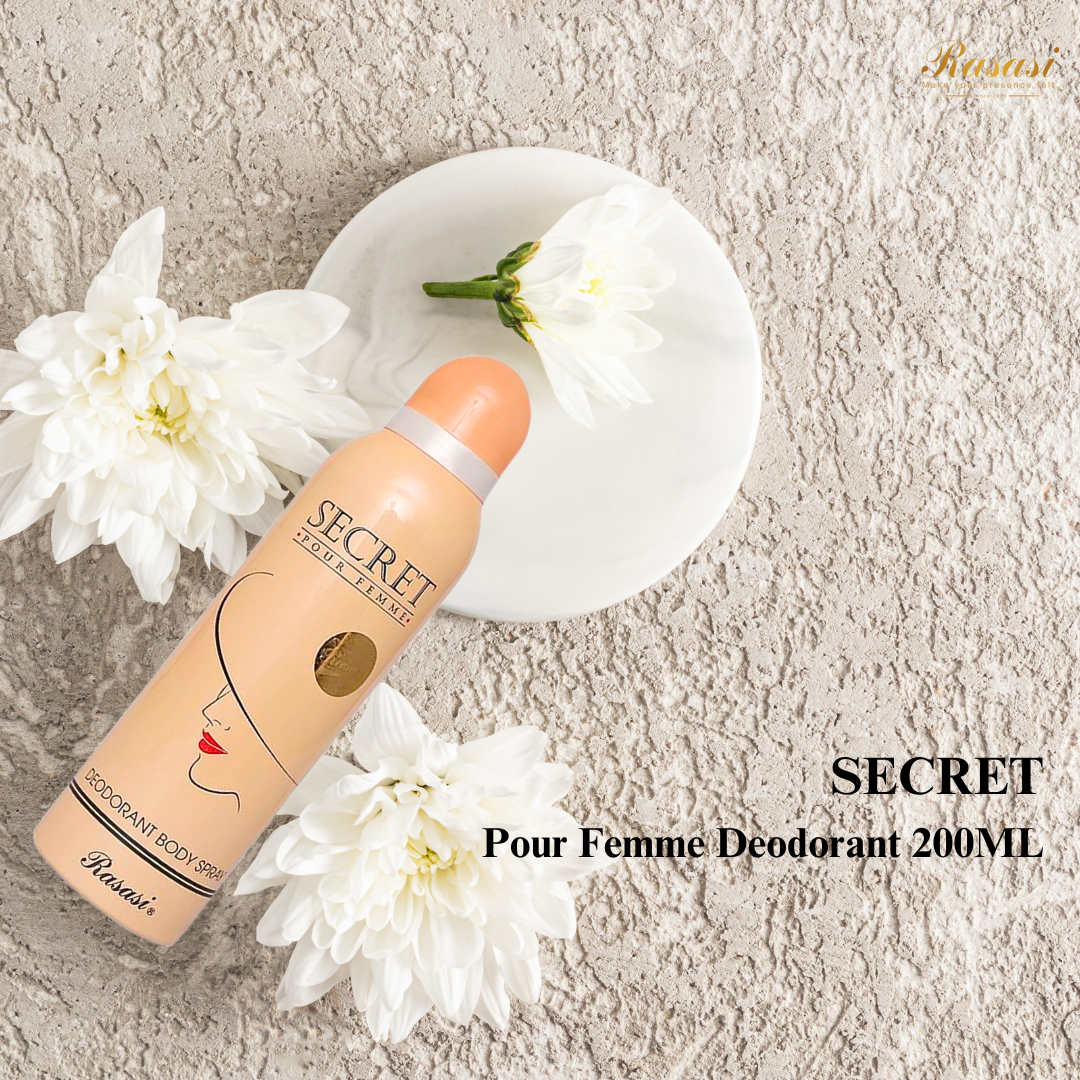 Secret Pour Femme Deodorant Body Spray, 200ml By RASASI