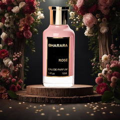 Bharara Rose EDP Spray 100ML (3.4 OZ) By BHARARA (VELVET POUCH)