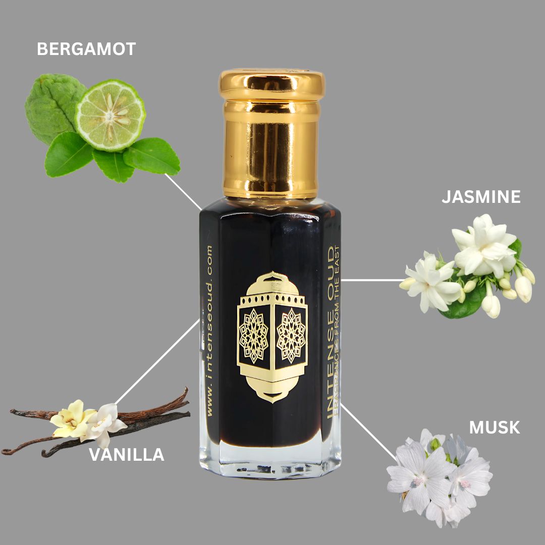 Aphrodisiac Perfume Oil 12ML (0.40 OZ) With Black Gift Box By Intense Oud | Long Lasting, Exotic, Floral, Sweet Scent.