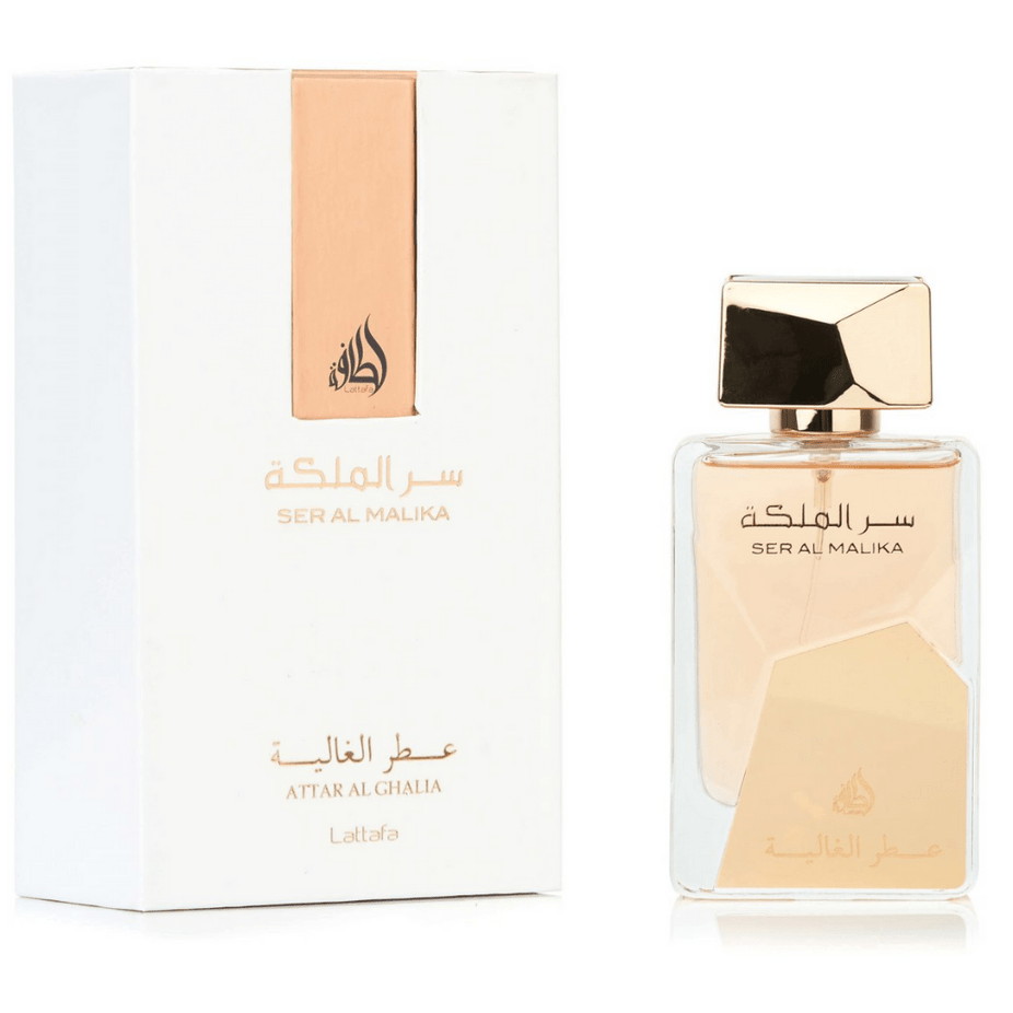 Ser Al Malika Attar Al Ghalia EDP - 100ML by Lattafa - Intense oud