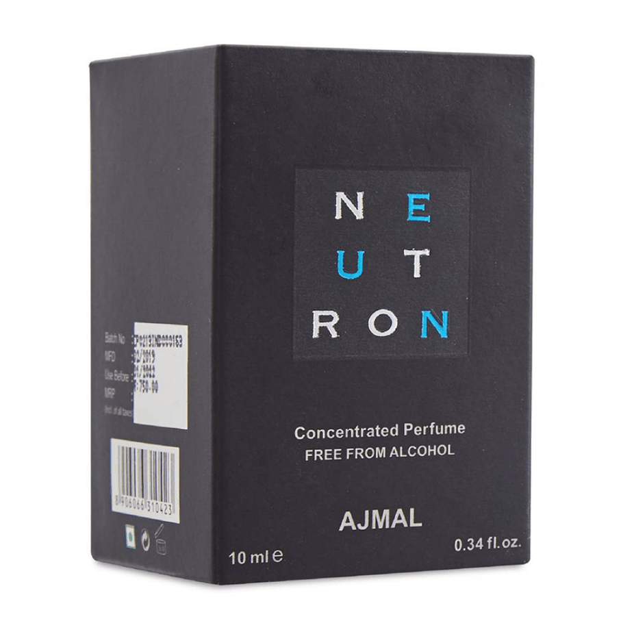 Neutron Perfume Oil - 10 ML (0.3 oz) By Ajmal - Intense oud