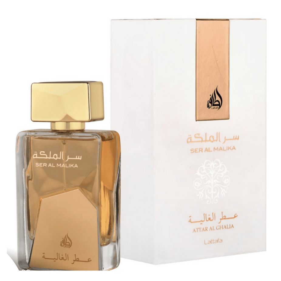 Ser Al Malika Attar Al Ghalia EDP - 100ML by Lattafa - Intense oud