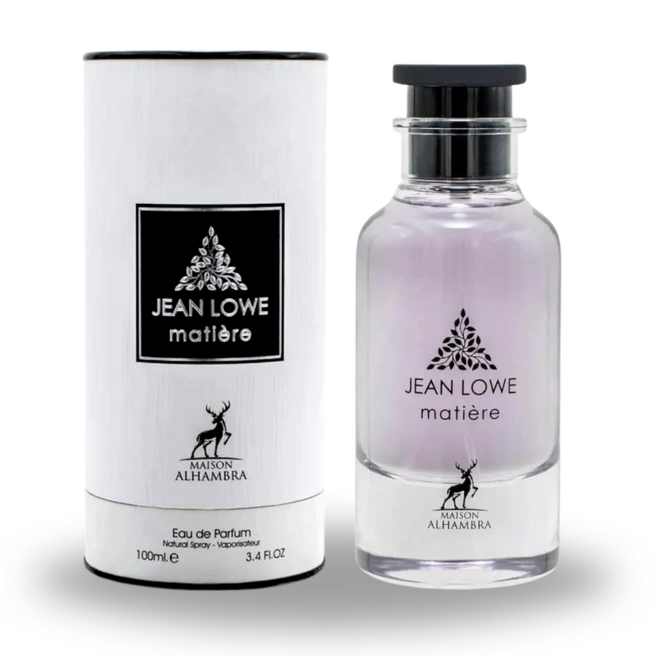 JEAN LOWE NOIR & JEAN LOWE MATIERE - EDP Sprays 100ML (3.4 OZ) by Maison Alhambra. (VALUE PACK) - Intense Oud