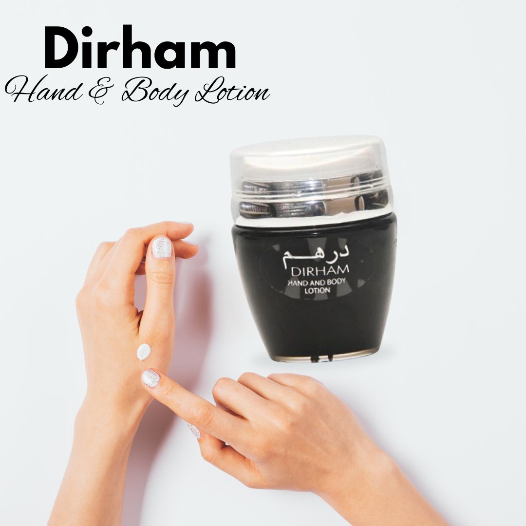 Dirham Hand & Body Lotion 45ML (1.53 OZ) By Ard Al Zaafaran | Ultra Moisturizing, Skin-Nourishing, Replenishes Dry Skin, Fresh Fragrance.