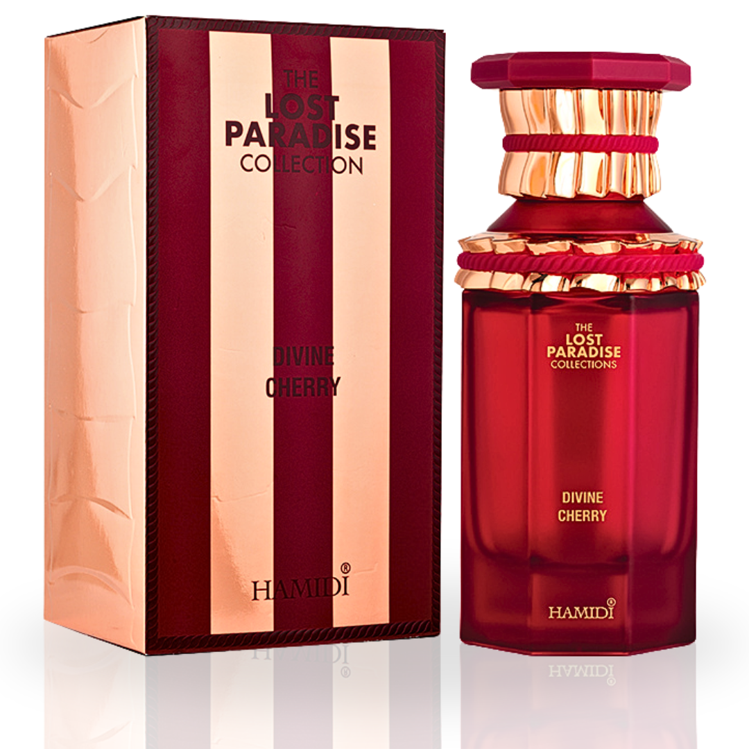 DIVINE CHERRY EDP Spray 100ML (3.4 OZ) By Hamidi | Indulge In The Sweetness Of This Enchanting Fragrance. - Intense Oud